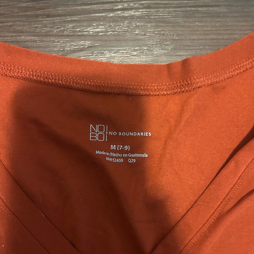 No Boundaries Terracotta V-Neck Tee